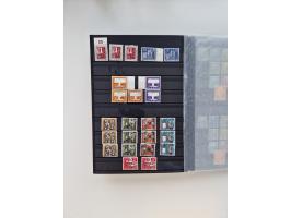 1945/59, postfrische und gestempelte Sammlung ohne SBZ aber mit Saarland mit vielen besseren und kpl. Ausgaben, diversen Brie