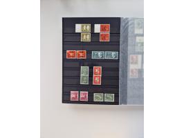 1945/59, postfrische und gestempelte Sammlung ohne SBZ aber mit Saarland mit vielen besseren und kpl. Ausgaben, diversen Brie