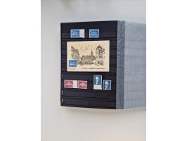 1945/59, postfrische und gestempelte Sammlung ohne SBZ aber mit Saarland mit vielen besseren und kpl. Ausgaben, diversen Brie