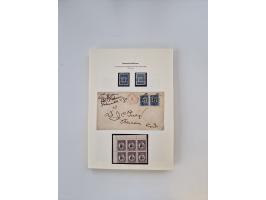 1904/78, very interesting and substantial unused and used collection with covers, starting with MI.-Nr. 1-3 unused and on cov