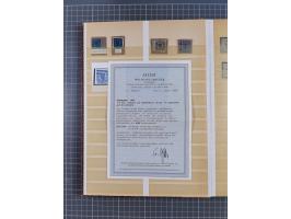 1852/65, gestempelte Sammlung von Bergedorf bis Schleswig Holstein mit besseren Marken, dabei u.a. Bergedorf Randstück Mi.-Nr