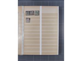 1852/65, gestempelte Sammlung von Bergedorf bis Schleswig Holstein mit besseren Marken, dabei u.a. Bergedorf Randstück Mi.-Nr