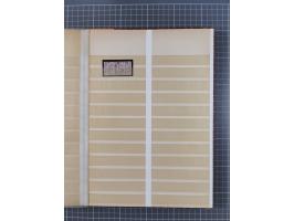 1852/65, gestempelte Sammlung von Bergedorf bis Schleswig Holstein mit besseren Marken, dabei u.a. Bergedorf Randstück Mi.-Nr