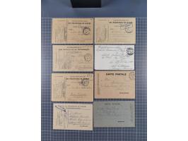1914/18, Kriegsgefangenen-Post, rund 100 Briefe und Karten, viele verschiedene, auch kleine Lager, Zensuren, Wertbrief, etc.