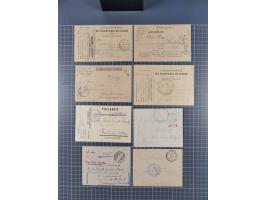 1914/18, Kriegsgefangenen-Post, rund 100 Briefe und Karten, viele verschiedene, auch kleine Lager, Zensuren, Wertbrief, etc.