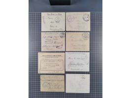 1914/18, Kriegsgefangenen-Post, rund 100 Briefe und Karten, viele verschiedene, auch kleine Lager, Zensuren, Wertbrief, etc.