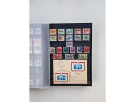 1945/2019, umfangreiche, in den Hauptnummern ab Pax-Satz augenscheinlich kpl. postfrische und zusätzlich gestempelte Sammlung