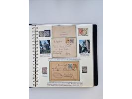 1850/1919 (ca.), zahlreiche aufgezogene Heimat-Sammlung “GRAZ” und Umgebung Andritz bis Zettling, mit über 220 Briefen und Ka