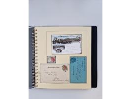 1850/1919 (ca.), zahlreiche aufgezogene Heimat-Sammlung “GRAZ” und Umgebung Andritz bis Zettling, mit über 220 Briefen und Ka