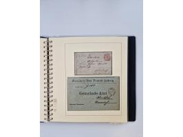 1850/1919 (ca.), zahlreiche aufgezogene Heimat-Sammlung “GRAZ” und Umgebung Andritz bis Zettling, mit über 220 Briefen und Ka