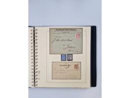 1850/1919 (ca.), zahlreiche aufgezogene Heimat-Sammlung “GRAZ” und Umgebung Andritz bis Zettling, mit über 220 Briefen und Ka