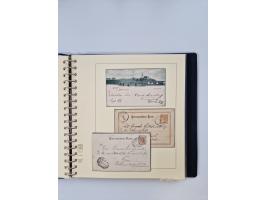 1850/1919 (ca.), zahlreiche aufgezogene Heimat-Sammlung “GRAZ” und Umgebung Andritz bis Zettling, mit über 220 Briefen und Ka