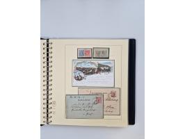 1850/1919 (ca.), zahlreiche aufgezogene Heimat-Sammlung “GRAZ” und Umgebung Andritz bis Zettling, mit über 220 Briefen und Ka