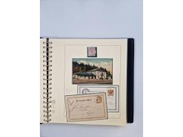 1850/1919 (ca.), zahlreiche aufgezogene Heimat-Sammlung “GRAZ” und Umgebung Andritz bis Zettling, mit über 220 Briefen und Ka