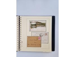 1850/1919 (ca.), zahlreiche aufgezogene Heimat-Sammlung “GRAZ” und Umgebung Andritz bis Zettling, mit über 220 Briefen und Ka