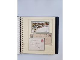 1850/1919 (ca.), zahlreiche aufgezogene Heimat-Sammlung “GRAZ” und Umgebung Andritz bis Zettling, mit über 220 Briefen und Ka