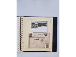 1850/1919 (ca.), zahlreiche aufgezogene Heimat-Sammlung “GRAZ” und Umgebung Andritz bis Zettling, mit über 220 Briefen und Ka