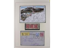 1870/1913 (ca.), umfangreiche aufgezogene Heimat-Sammlung “Herzogtum Steiermark (Styria)”, Bruck bis Windischgraz, mit über 1