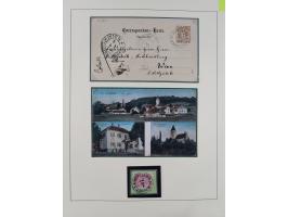 1870/1913 (ca.), umfangreiche aufgezogene Heimat-Sammlung “Herzogtum Steiermark (Styria)”, Bruck bis Windischgraz, mit über 1