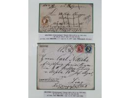 1870/1913 (ca.), umfangreiche aufgezogene Heimat-Sammlung “Herzogtum Steiermark (Styria)”, Bruck bis Windischgraz, mit über 1