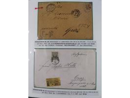 1870/1913 (ca.), umfangreiche aufgezogene Heimat-Sammlung “Herzogtum Steiermark (Styria)”, Bruck bis Windischgraz, mit über 1