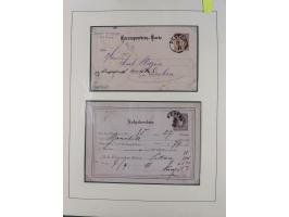 1870/1913 (ca.), umfangreiche aufgezogene Heimat-Sammlung “Herzogtum Steiermark (Styria)”, Bruck bis Windischgraz, mit über 1