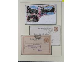 1870/1913 (ca.), umfangreiche aufgezogene Heimat-Sammlung “Herzogtum Steiermark (Styria)”, Bruck bis Windischgraz, mit über 1