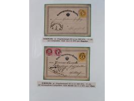 1870/1913 (ca.), umfangreiche aufgezogene Heimat-Sammlung “Herzogtum Steiermark (Styria)”, Bruck bis Windischgraz, mit über 1