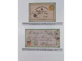 1870/1913 (ca.), umfangreiche aufgezogene Heimat-Sammlung “Herzogtum Steiermark (Styria)”, Bruck bis Windischgraz, mit über 1