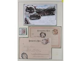 1870/1913 (ca.), umfangreiche aufgezogene Heimat-Sammlung “Herzogtum Steiermark (Styria)”, Bruck bis Windischgraz, mit über 1