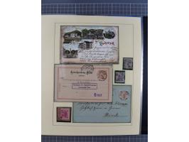 1870/1913 (ca.), umfangreiche aufgezogene Heimat-Sammlung “Herzogtum Steiermark (Styria)”, Bruck bis Windischgraz, mit über 1