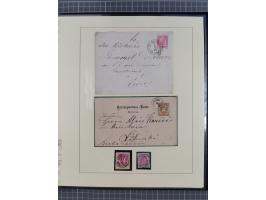 1870/1913 (ca.), umfangreiche aufgezogene Heimat-Sammlung “Herzogtum Steiermark (Styria)”, Bruck bis Windischgraz, mit über 1