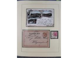 1870/1913 (ca.), umfangreiche aufgezogene Heimat-Sammlung “Herzogtum Steiermark (Styria)”, Bruck bis Windischgraz, mit über 1