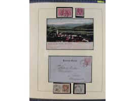 1870/1913 (ca.), umfangreiche aufgezogene Heimat-Sammlung “Herzogtum Steiermark (Styria)”, Bruck bis Windischgraz, mit über 1