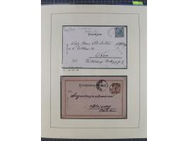 1870/1913 (ca.), umfangreiche aufgezogene Heimat-Sammlung “Herzogtum Steiermark (Styria)”, Bruck bis Windischgraz, mit über 1