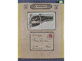 1870/1913 (ca.), umfangreiche aufgezogene Heimat-Sammlung “Herzogtum Steiermark (Styria)”, Bruck bis Windischgraz, mit über 1