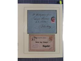 1870/1913 (ca.), umfangreiche aufgezogene Heimat-Sammlung “Herzogtum Steiermark (Styria)”, Bruck bis Windischgraz, mit über 1