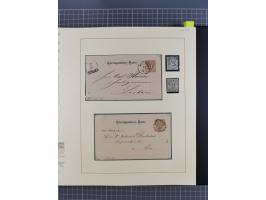 1870/1913 (ca.), umfangreiche aufgezogene Heimat-Sammlung “Herzogtum Steiermark (Styria)”, Bruck bis Windischgraz, mit über 1