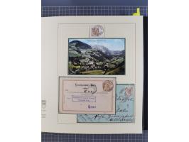 1870/1913 (ca.), umfangreiche aufgezogene Heimat-Sammlung “Herzogtum Steiermark (Styria)”, Bruck bis Windischgraz, mit über 1