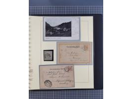1870/1913 (ca.), umfangreiche aufgezogene Heimat-Sammlung “Herzogtum Steiermark (Styria)”, Bruck bis Windischgraz, mit über 1