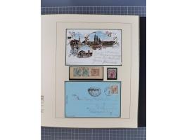 1870/1913 (ca.), umfangreiche aufgezogene Heimat-Sammlung “Herzogtum Steiermark (Styria)”, Bruck bis Windischgraz, mit über 1