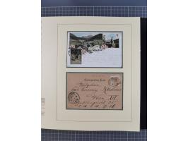 1870/1913 (ca.), umfangreiche aufgezogene Heimat-Sammlung “Herzogtum Steiermark (Styria)”, Bruck bis Windischgraz, mit über 1