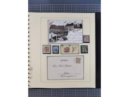 1870/1913 (ca.), umfangreiche aufgezogene Heimat-Sammlung “Herzogtum Steiermark (Styria)”, Bruck bis Windischgraz, mit über 1