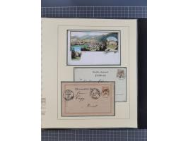 1870/1913 (ca.), umfangreiche aufgezogene Heimat-Sammlung “Herzogtum Steiermark (Styria)”, Bruck bis Windischgraz, mit über 1