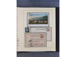 1870/1913 (ca.), umfangreiche aufgezogene Heimat-Sammlung “Herzogtum Steiermark (Styria)”, Bruck bis Windischgraz, mit über 1