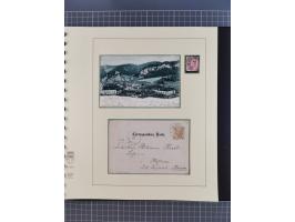 1870/1913 (ca.), umfangreiche aufgezogene Heimat-Sammlung “Herzogtum Steiermark (Styria)”, Bruck bis Windischgraz, mit über 1