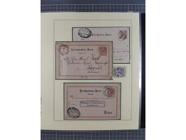 1870/1913 (ca.), umfangreiche aufgezogene Heimat-Sammlung “Herzogtum Steiermark (Styria)”, Bruck bis Windischgraz, mit über 1