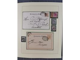 1870/1913 (ca.), umfangreiche aufgezogene Heimat-Sammlung “Herzogtum Steiermark (Styria)”, Bruck bis Windischgraz, mit über 1