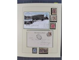 1870/1913 (ca.), umfangreiche aufgezogene Heimat-Sammlung “Herzogtum Steiermark (Styria)”, Bruck bis Windischgraz, mit über 1