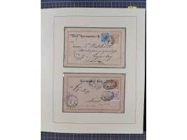 1870/1913 (ca.), umfangreiche aufgezogene Heimat-Sammlung “Herzogtum Steiermark (Styria)”, Bruck bis Windischgraz, mit über 1